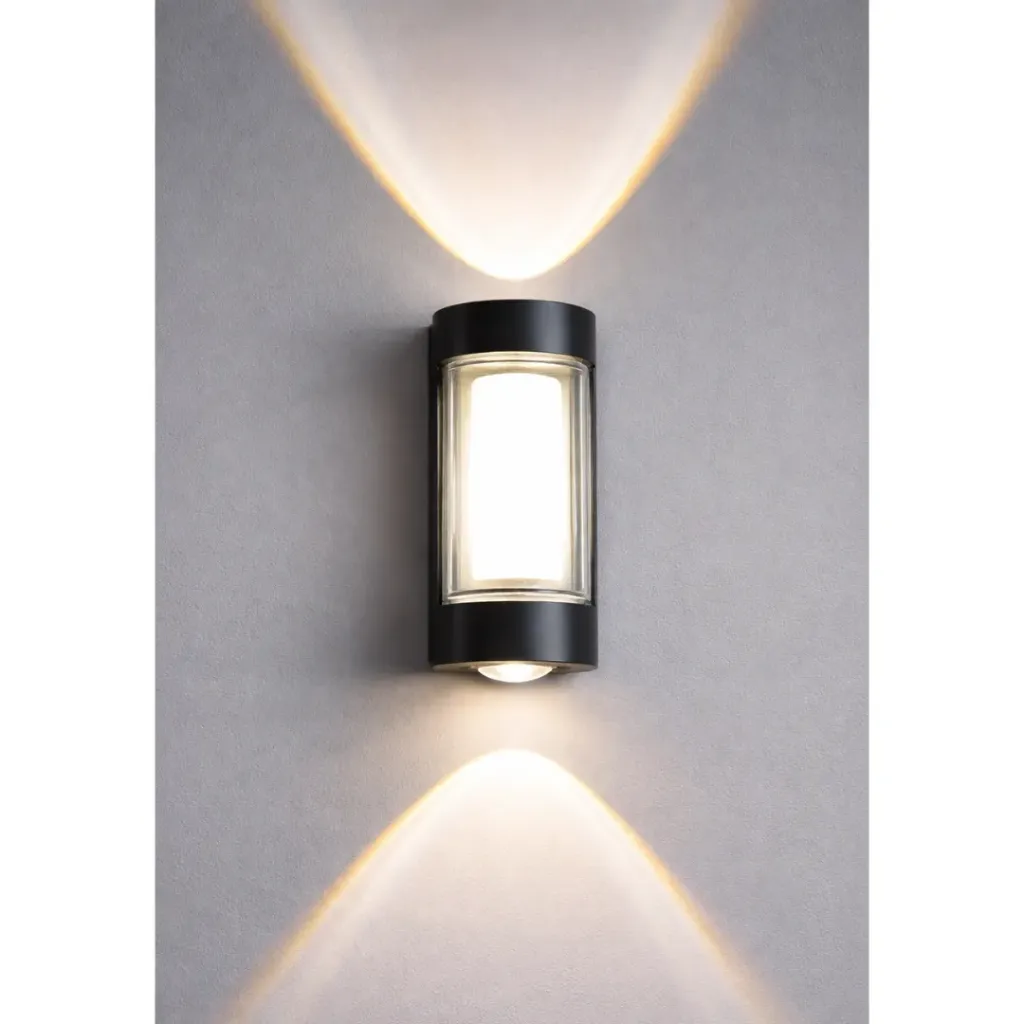 CELIGHT LED 2 Way Outdoor Wall Light| 4 Watt| Waterproof Gate Light| Warm White |Metal Body | Up Down Wall Light | Outdoor Lights for Balcony ,Garden |Pack of 1