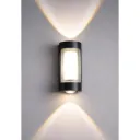 CELIGHT LED 2 Way Outdoor Wall Light| 4 Watt| Waterproof Gate Light| Warm White |Metal Body | Up Down Wall Light | Outdoor Lights for Balcony ,Garden |Pack of 1