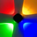 CELIGHT 4 Way Wall Light |RGB| Multicolor Four Way Light for Wall| Four Direction Wall Light |Waterproof Light | Multicolor Wall lamp| Outdoor Lights for Garden, Entryway, Balcony|Pack of 1|